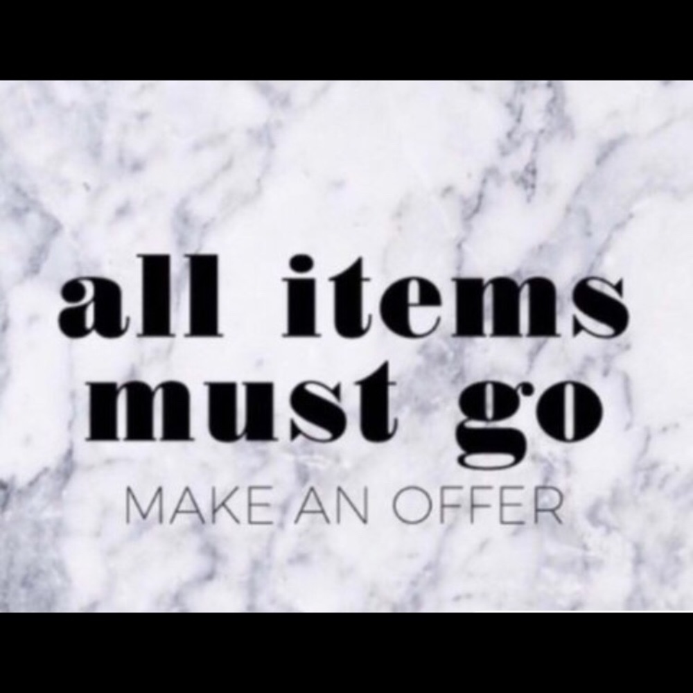 Closet clean out! you buy 2 or more items 20% off!